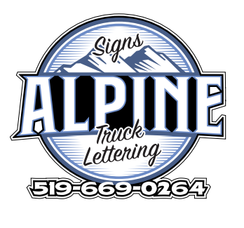 Alpine Truck Lettering