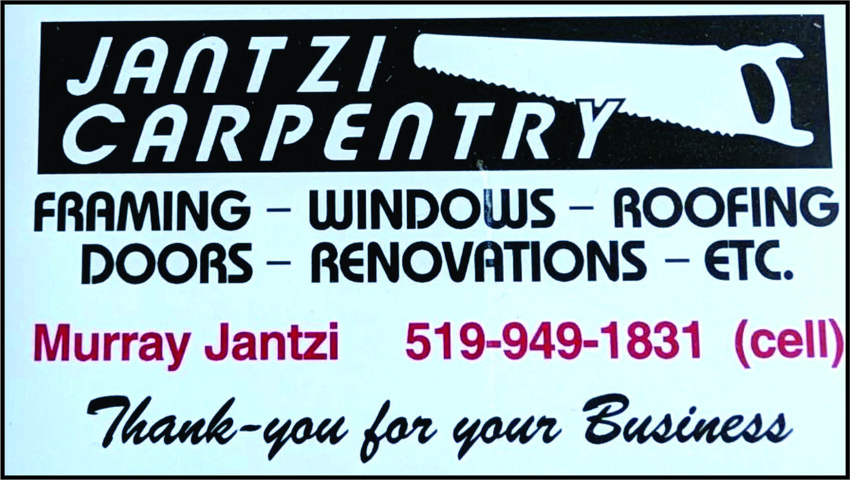 Jantzi Carpentry